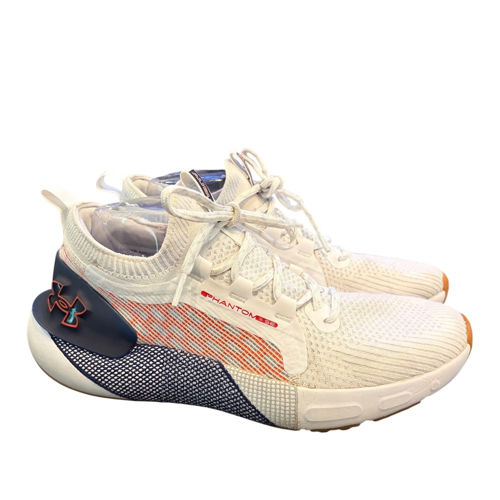 Under Armour Auburn University Phantom SE Men's Size 8 White Navy Training Shoes